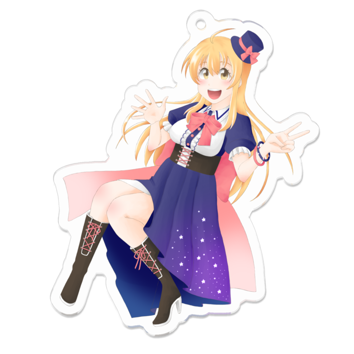 アクリルキーホルダー - 70 x 70 (mm)