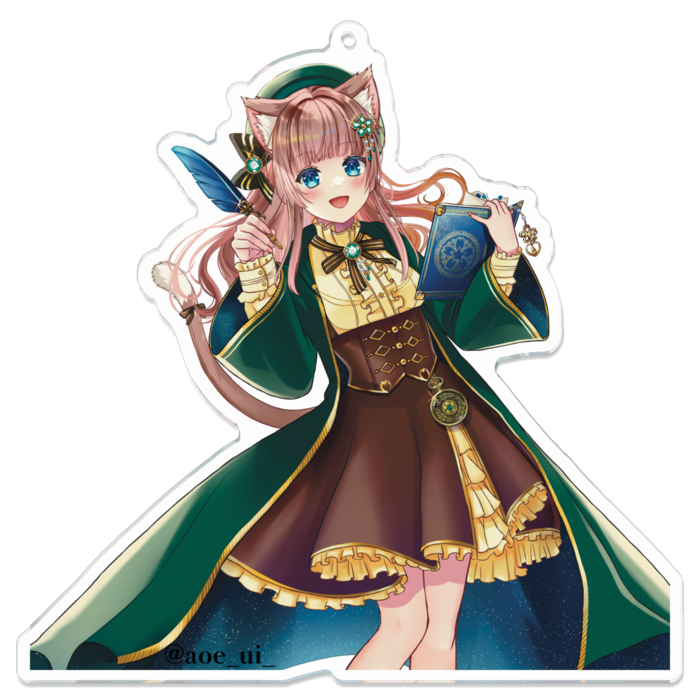 アクリルキーホルダー（コーティング） - 100 x 100 (mm)