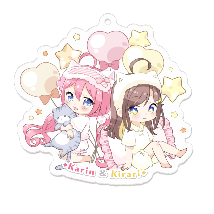 アクリルキーホルダー - 70 x 70 (mm)