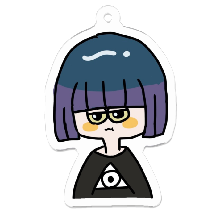 アクリルキーホルダー - 50 x 50 (mm)