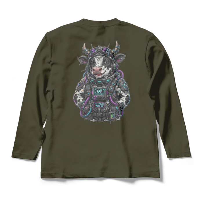 ロングスリーブTシャツ - M - アーミーグリーン(1)