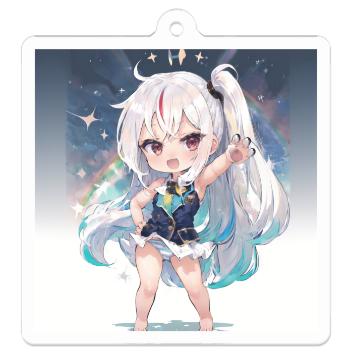 アクリルキーホルダー - 50 x 50 (mm)