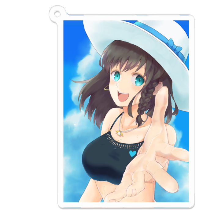 アクリルキーホルダー - 70 x 70 (mm)