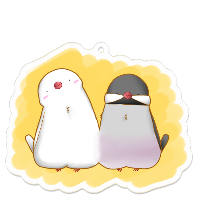 アクリルキーホルダー - 70 x 70 (mm)