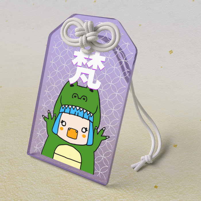 アクリルお守り - 50 × 80mm
