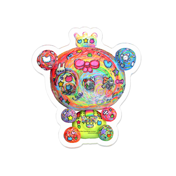 アクリルバッジ - 50 x 50 (mm)