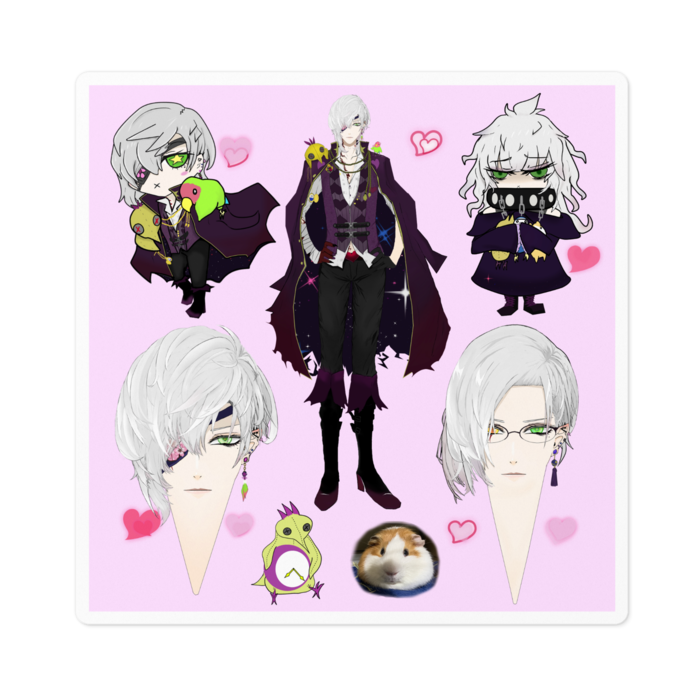 ステッカー - 100 x 100 (mm)