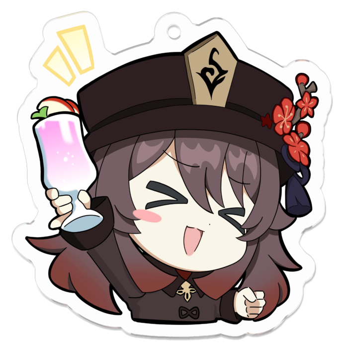 アクリルキーホルダー - 50 x 50 (mm)