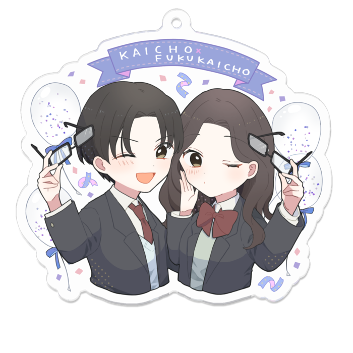 アクリルキーホルダー - 70 x 70 (mm)
