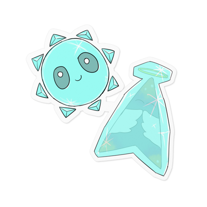 ステッカー - 100 x 100 (mm)