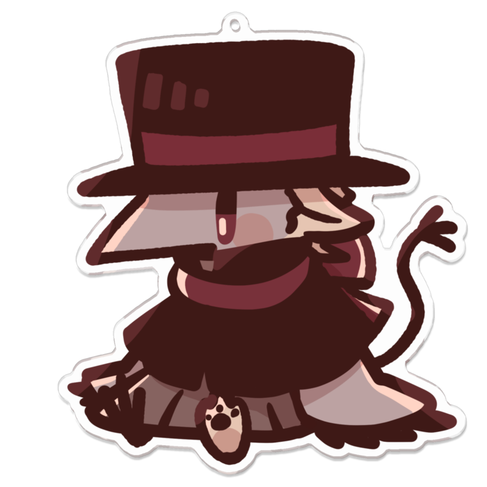 アクリルキーホルダー - 100 x 100 (mm)