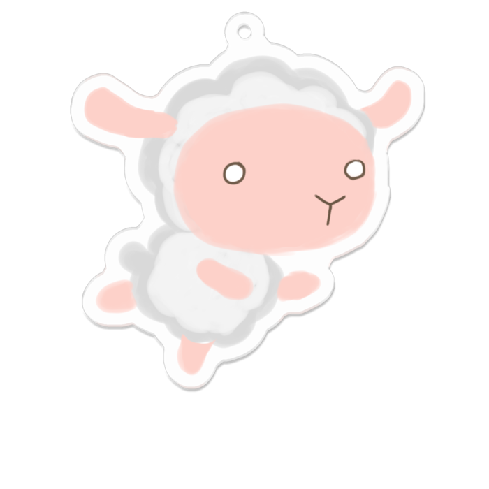 アクリルキーホルダー - 70 x 70 (mm)