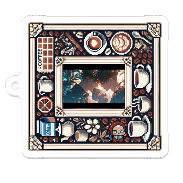 アクリルキーホルダー - 50 x 50 (mm)