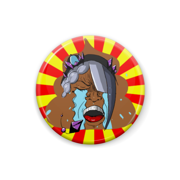 うんち缶バッジ - S