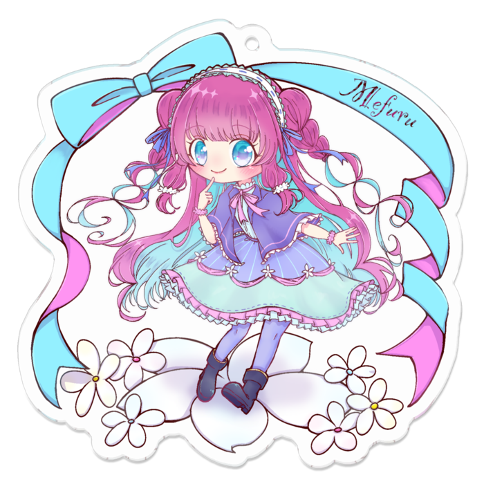 アクリルキーホルダー - 70 x 70 (mm)