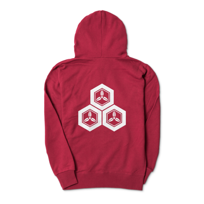 パーカー - S - バーガンディ