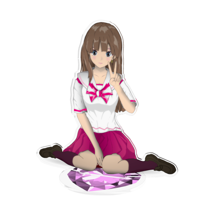 シンデレラコンティニュー　吾妻莉咲　アクリルフィギュア - W160 × H160mm 以内