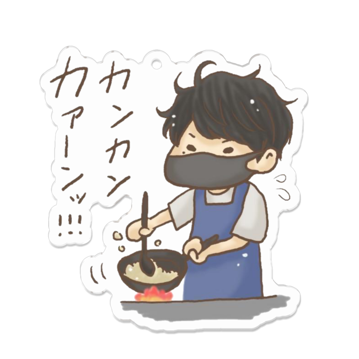 アクリルキーホルダー - 70 x 70 (mm)