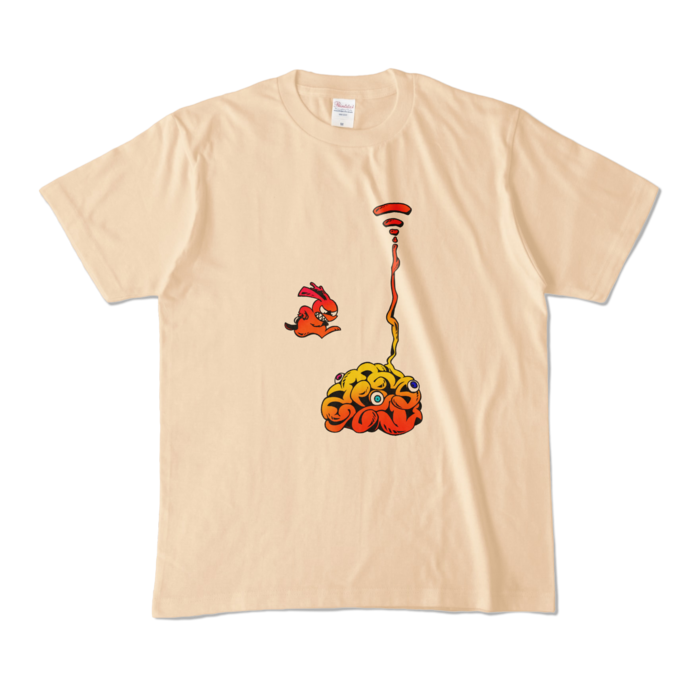 カラーTシャツ - M - ナチュラル (淡色)(1)