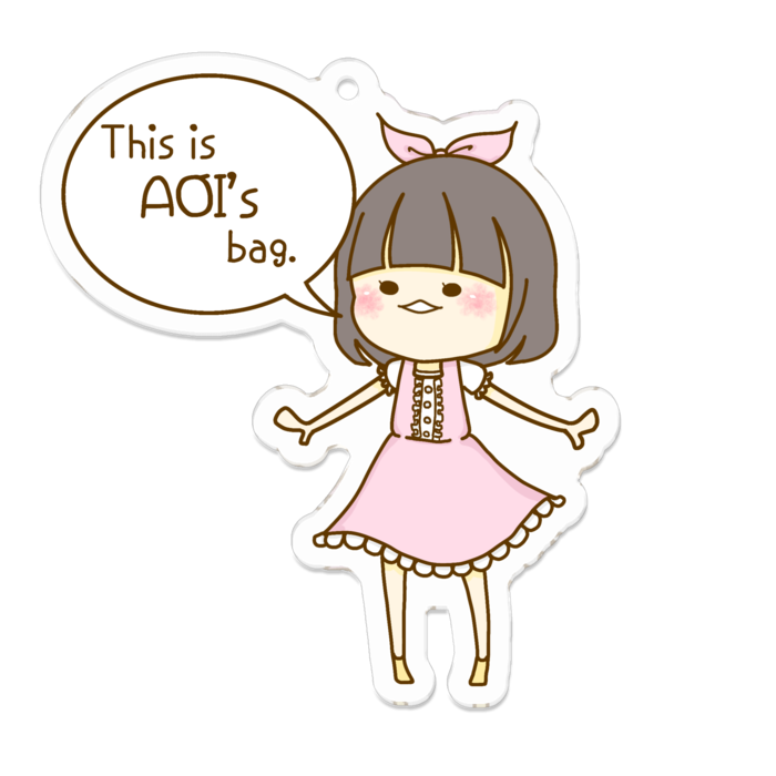 アクリルキーホルダー - 70 x 70 (mm)