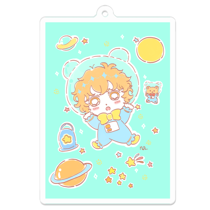 アクリルキーホルダー - 70 x 70 (mm)