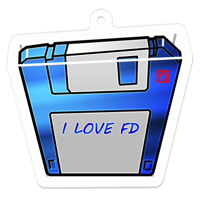 アクリルキーホルダー - 50 x 50 (mm)