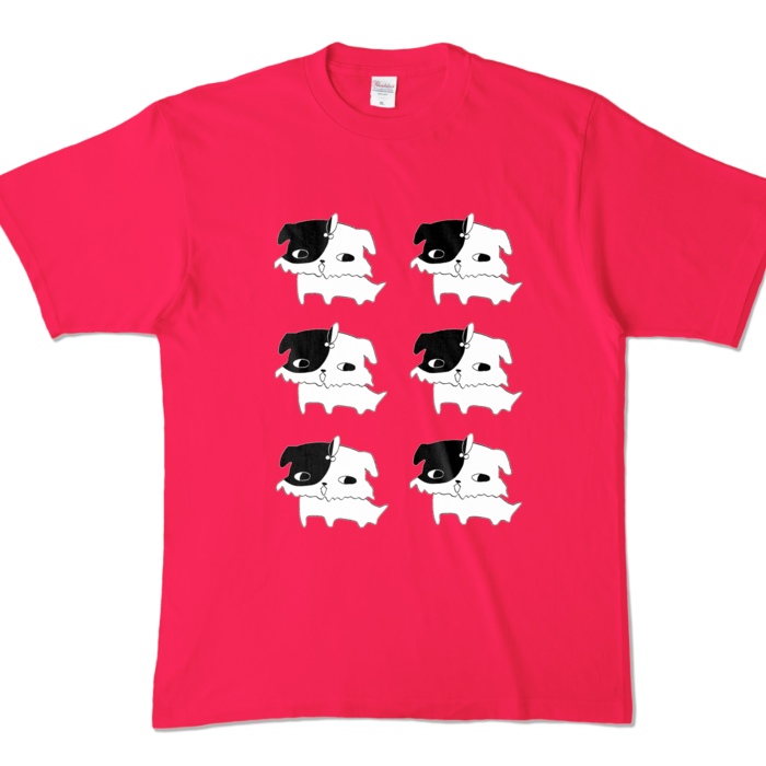 カラーTシャツ - XL - ホットピンク (濃色)