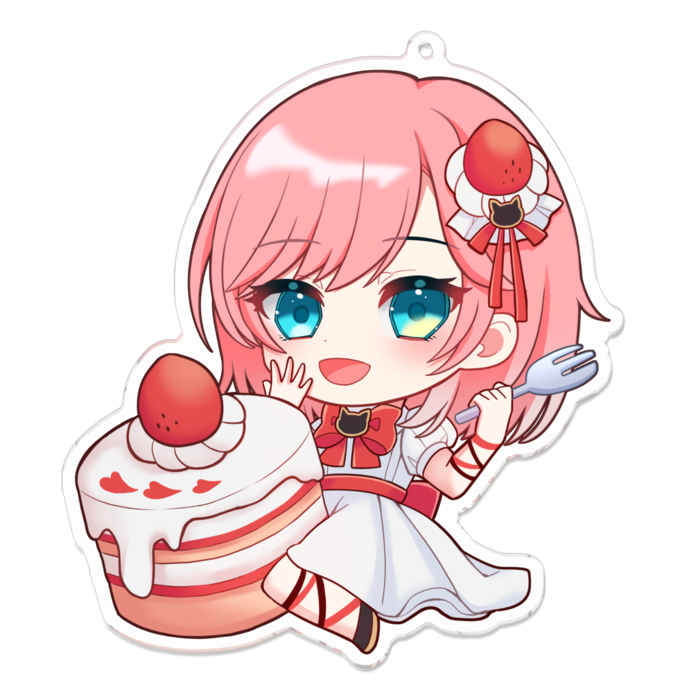 アクリルキーホルダー - 100 x 100 (mm)