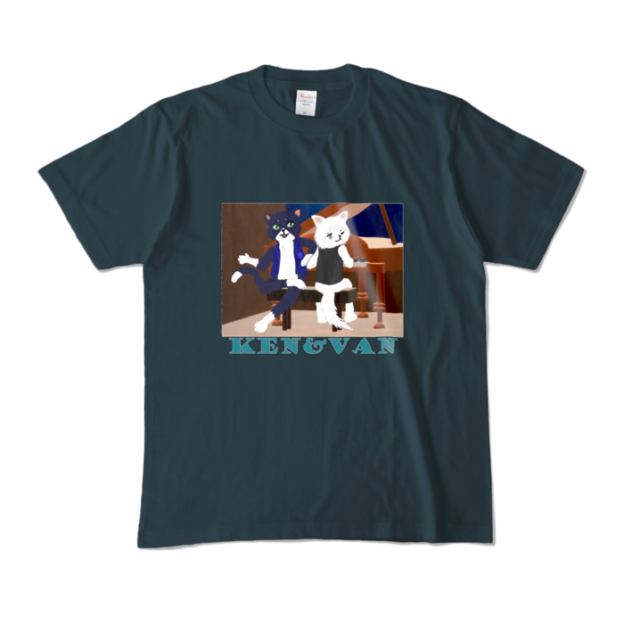 カラーTシャツ - M - デニム (濃色)