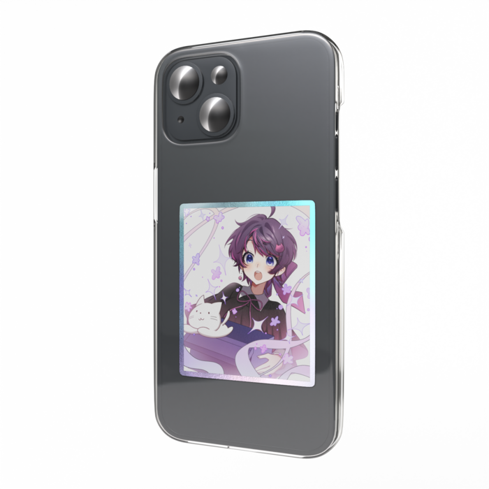 オーロラスマホステッカー - 縦