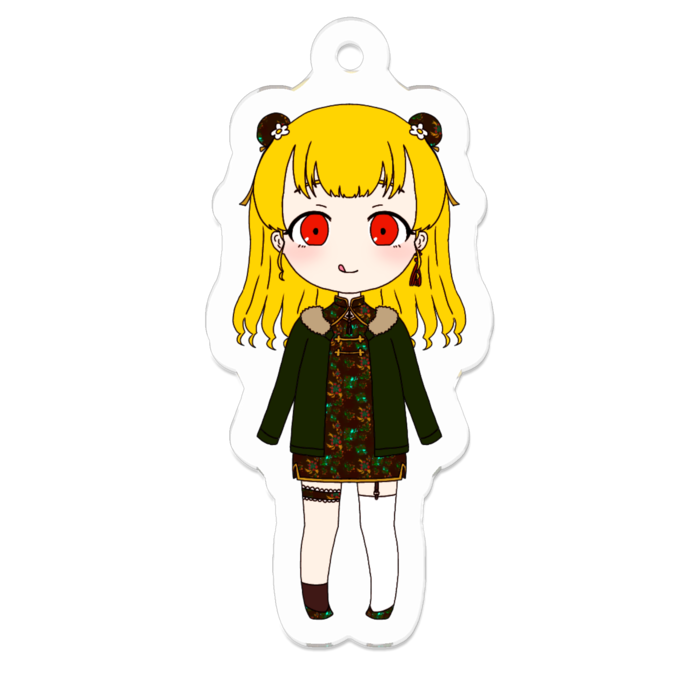 アクリルキーホルダー - 50 x 50 (mm)