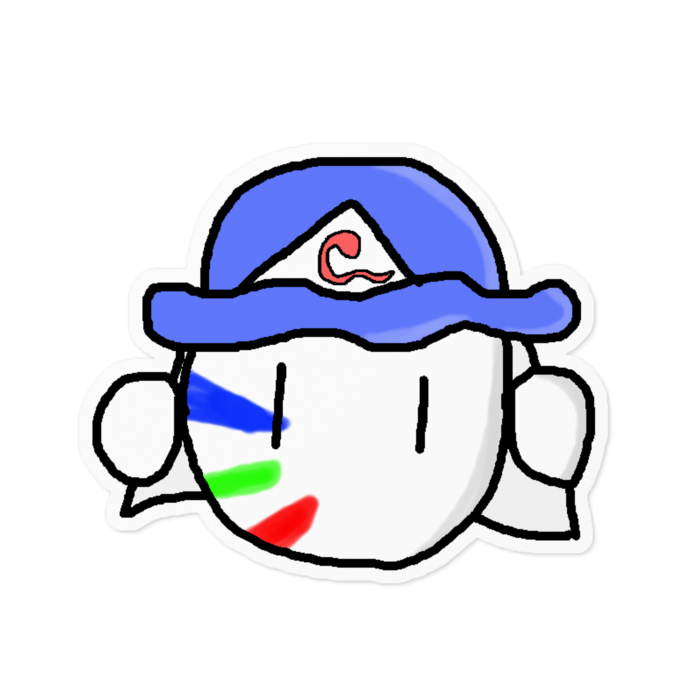 ステッカー - 100 x 100 (mm)