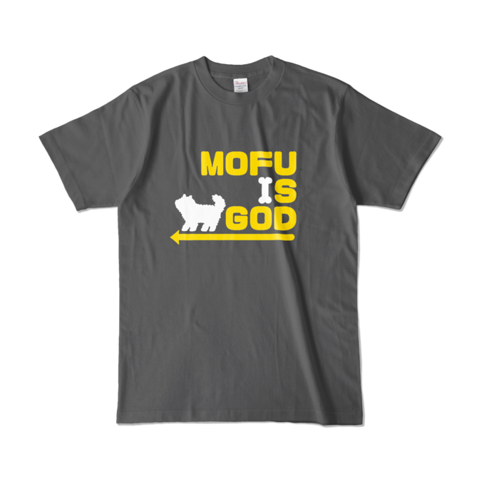 カラーTシャツ - L - チャコール (濃色)