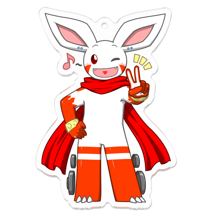 アクリルキーホルダー - 70 x 70 (mm)