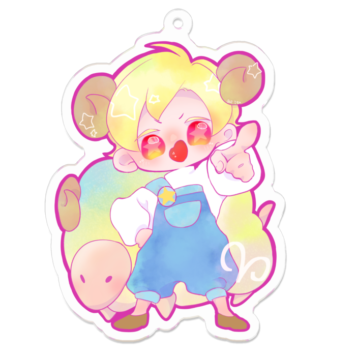 アクリルキーホルダー - 70 x 70 (mm)