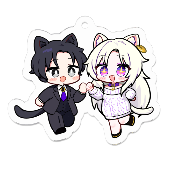 アクリルキーホルダー - 50 x 50 (mm)