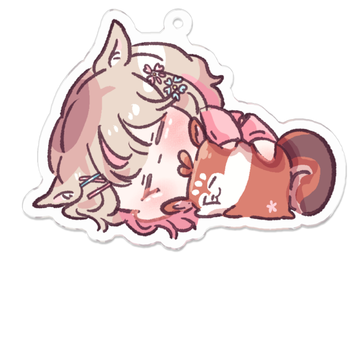 アクリルキーホルダー - 70 x 70 (mm)