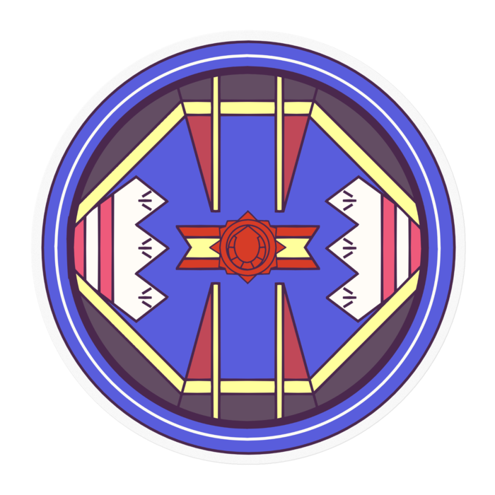 ステッカー - 100 x 100 (mm)