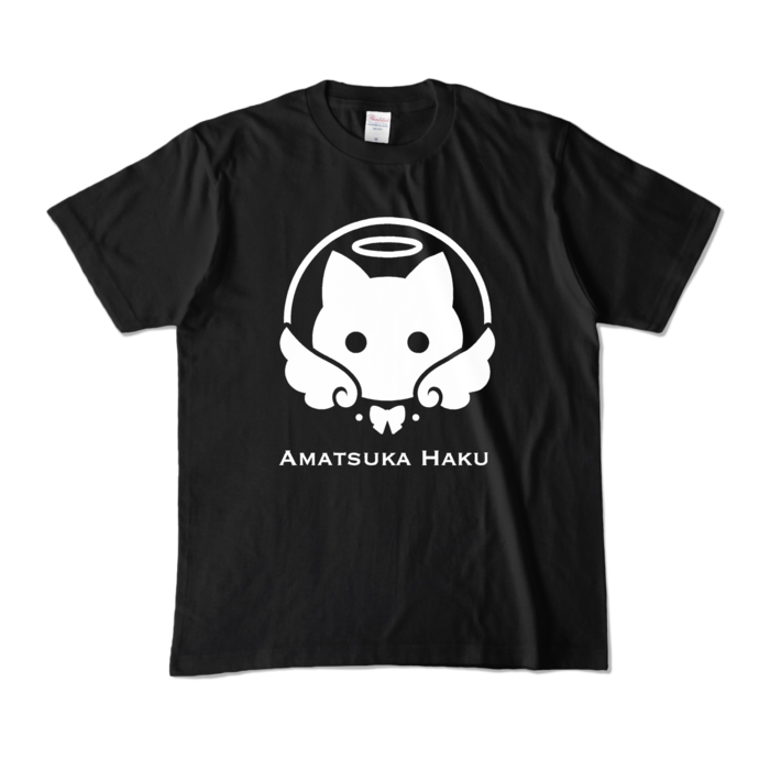 はくの黒Tシャツ - Msize -