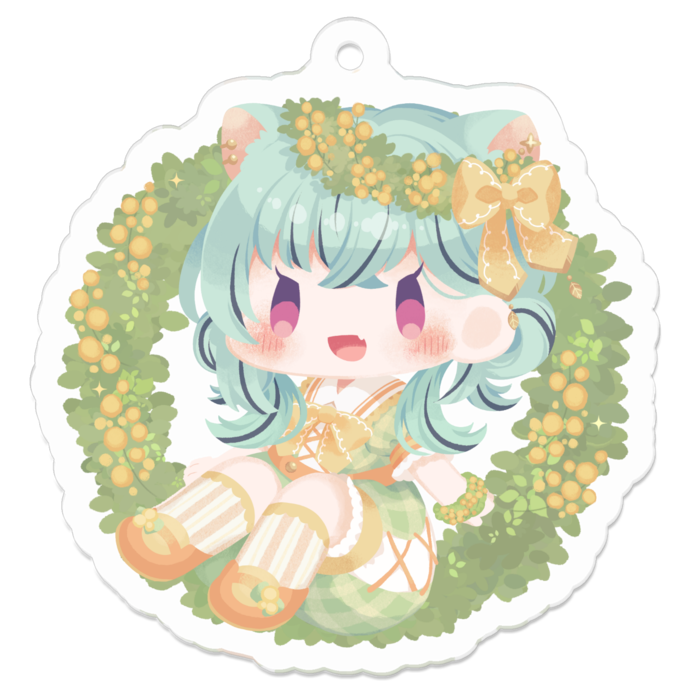 アクリルキーホルダー - 50 x 50 (mm)