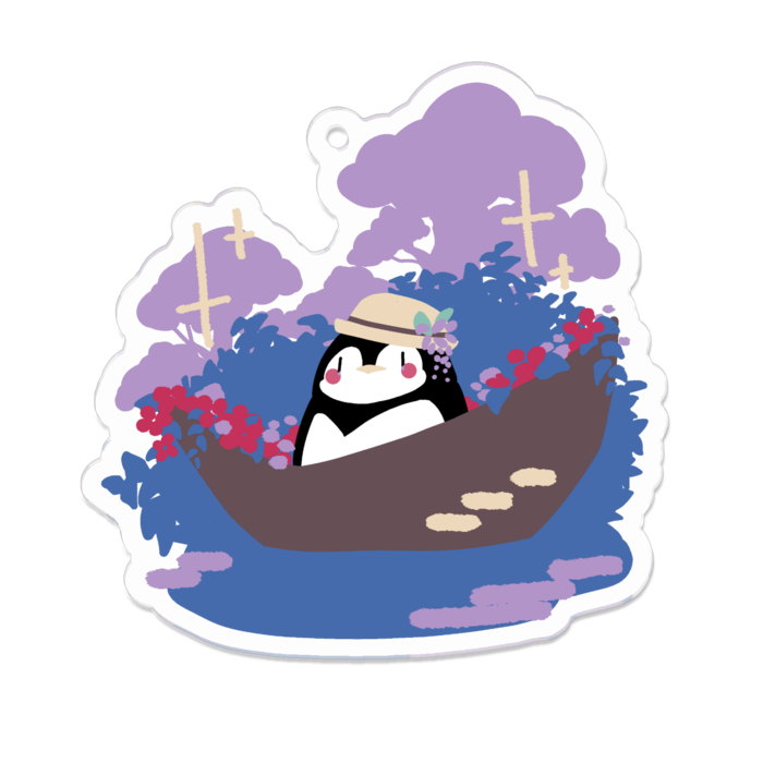 アクリルキーホルダー - 70 x 70 (mm)