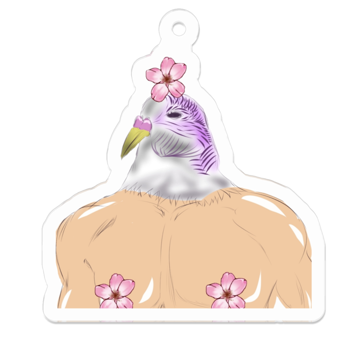 アクリルキーホルダー - 50 x 50 (mm)