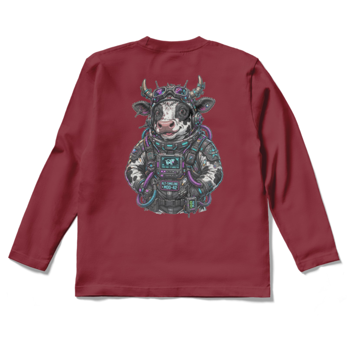 ロングスリーブTシャツ - S - バーガンディ(1)