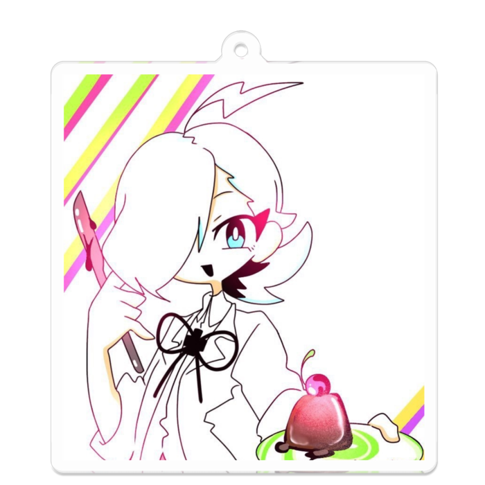 アクリルキーホルダー - 70 x 70 (mm)