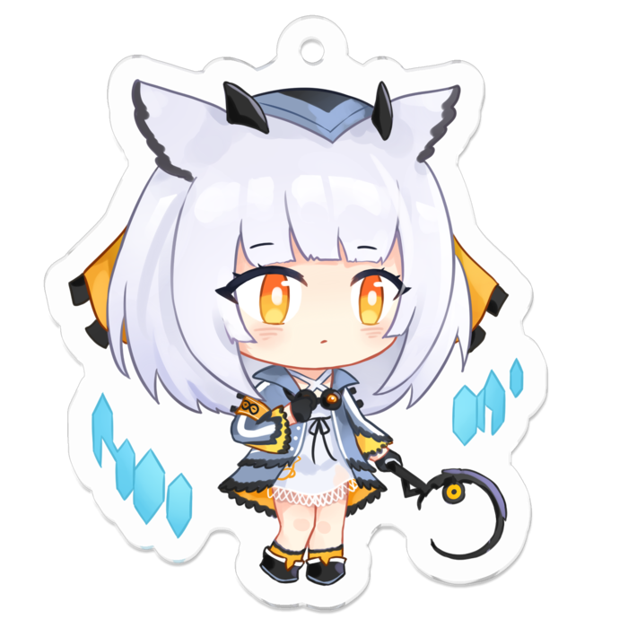 アクリルキーホルダー - 50 x 50 (mm)