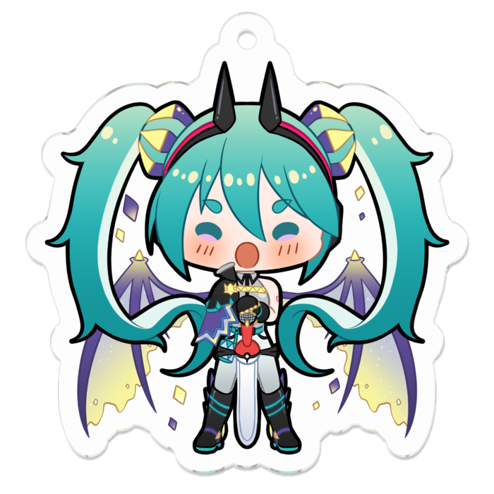 アクリルキーホルダー - 50 x 50 (mm)