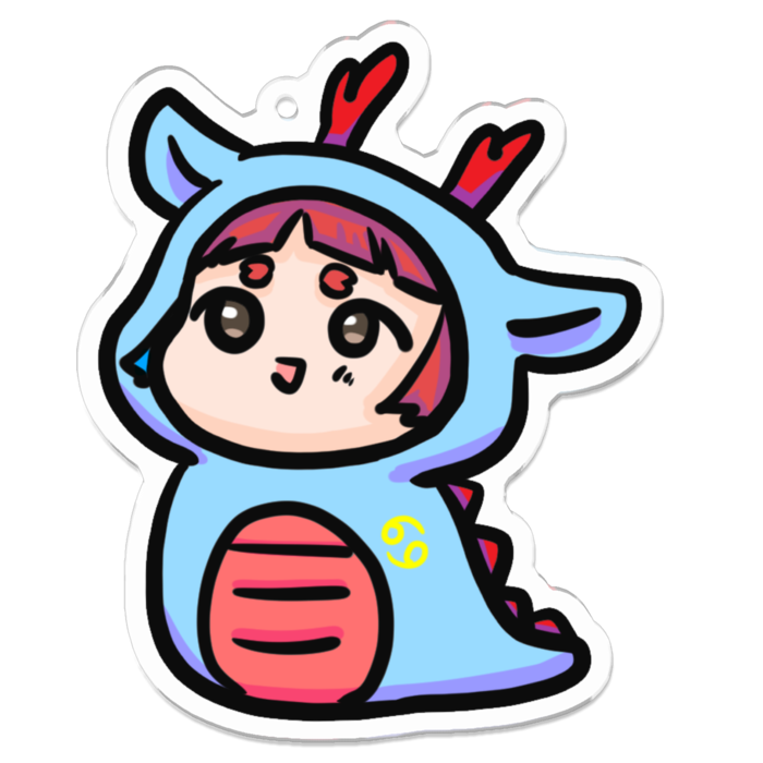 アクリルキーホルダー - 70 x 70 (mm)