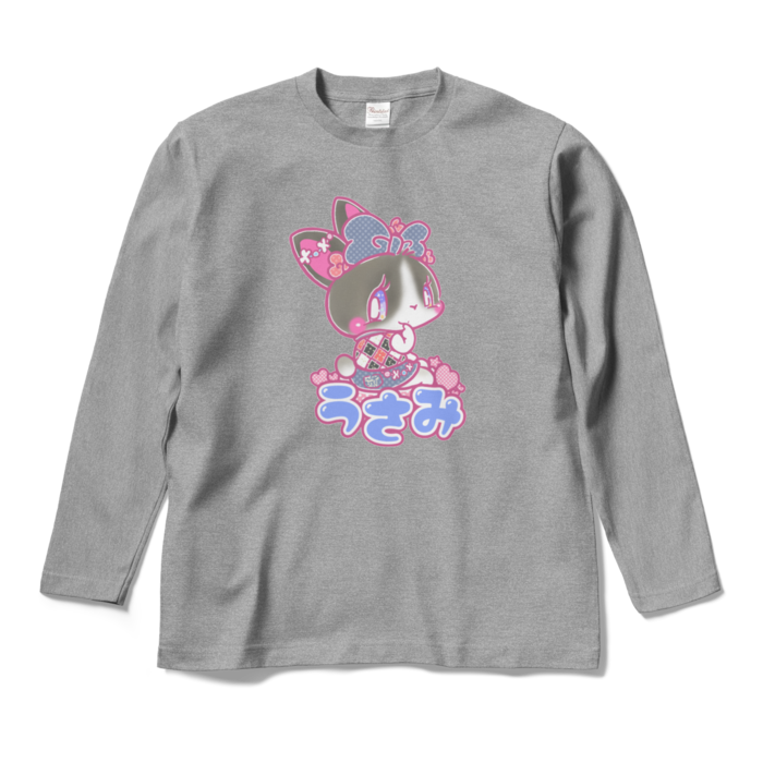 ロングスリーブTシャツ - M - 杢グレー