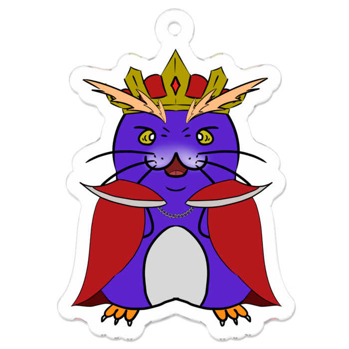 アクリルキーホルダー【ぺんざれん(父)】 - 50 x 50 (mm)