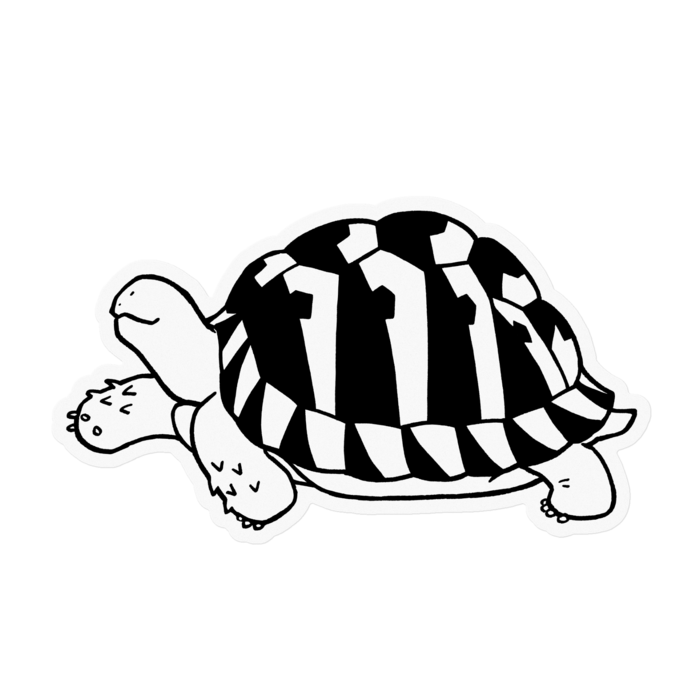 ステッカー - 100 x 100 (mm)